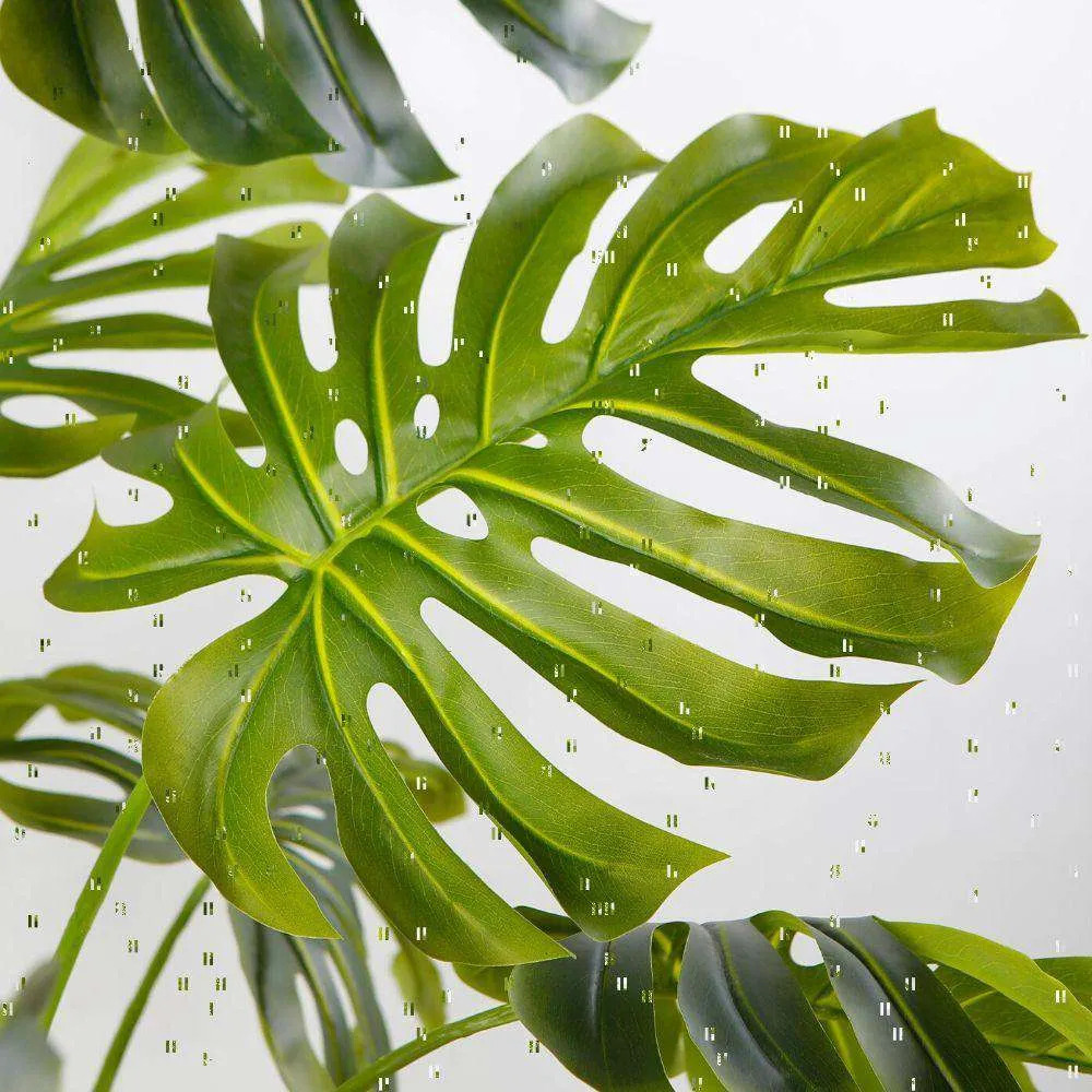 선임 인공 Monstera 화분에 식물 (다중 크기)