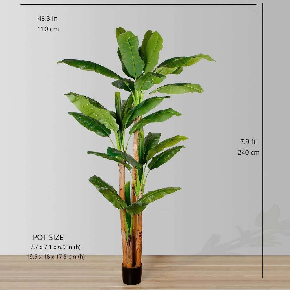 안나 인공 바나나 나무 화분