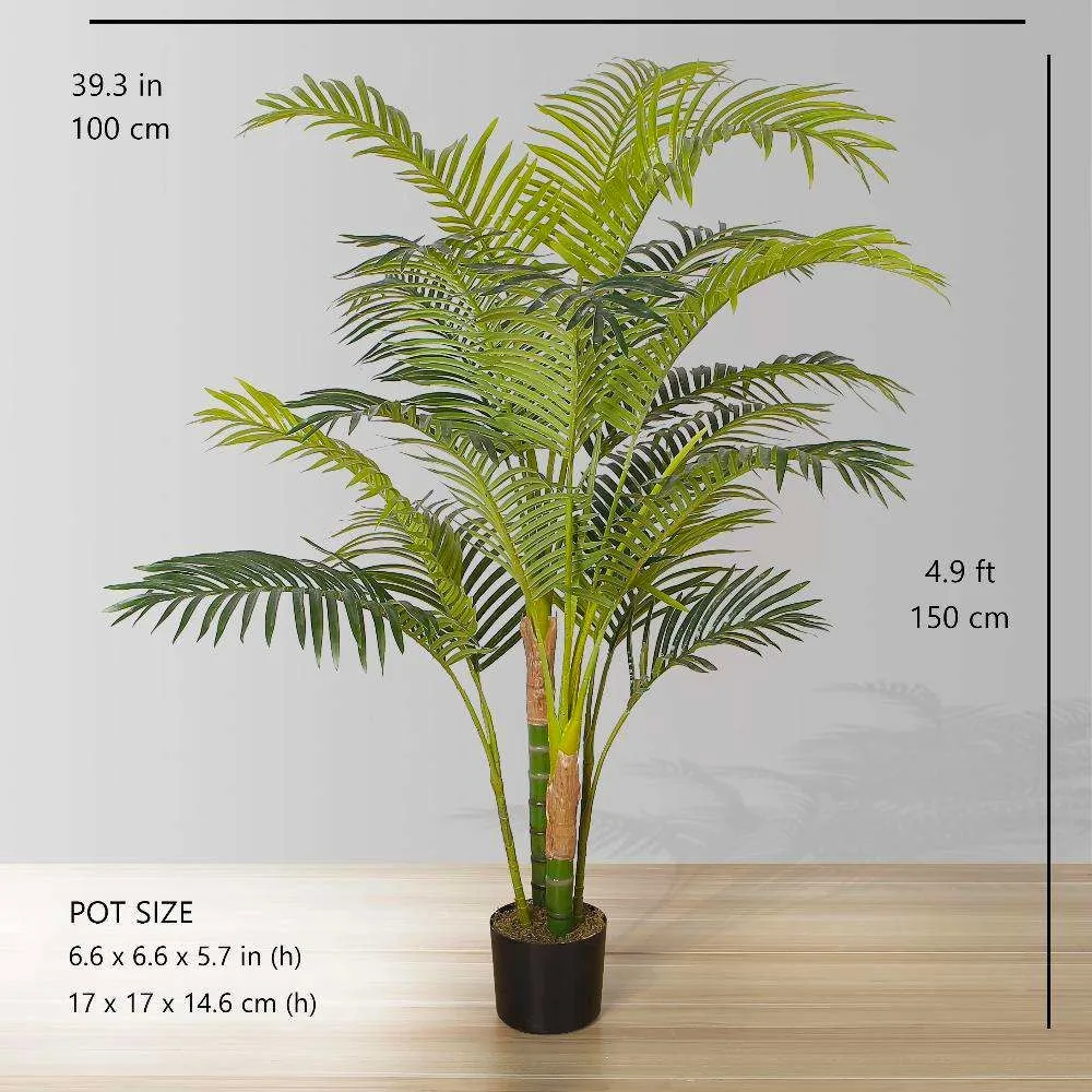 하와이 인공 야자 나무 화분 식물